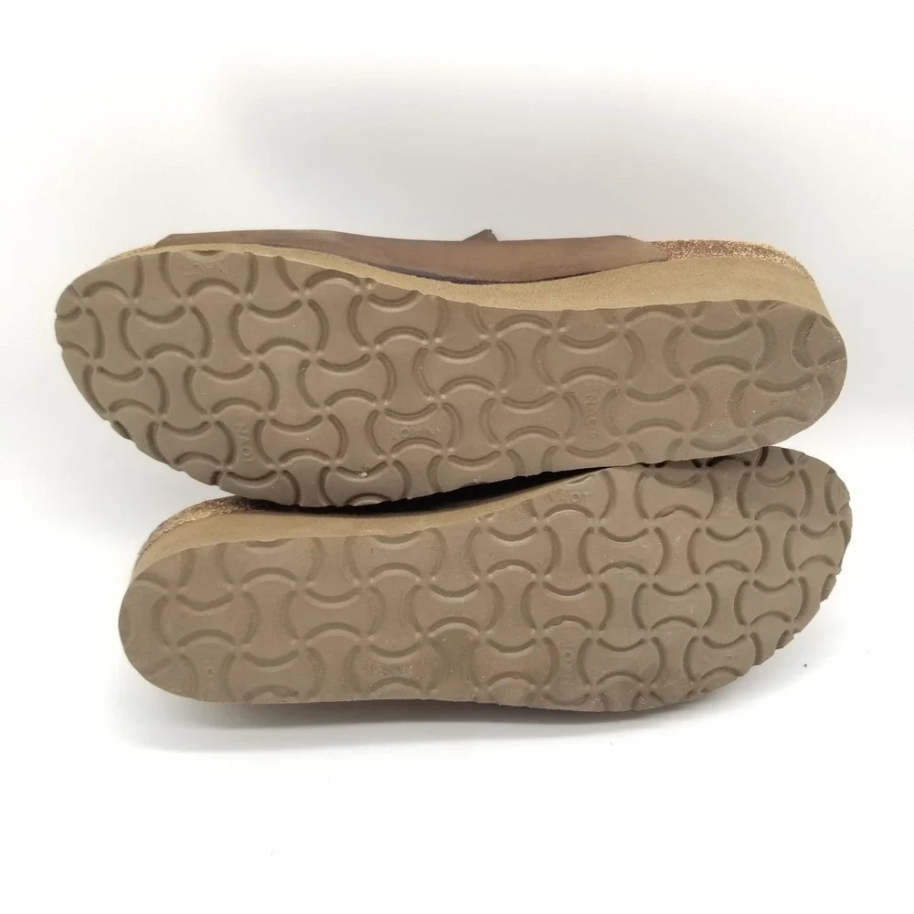 Naot Women Mikael Slide Strappy Sandals Sz‎ W 7 Narrow Strappy Flat Comfort